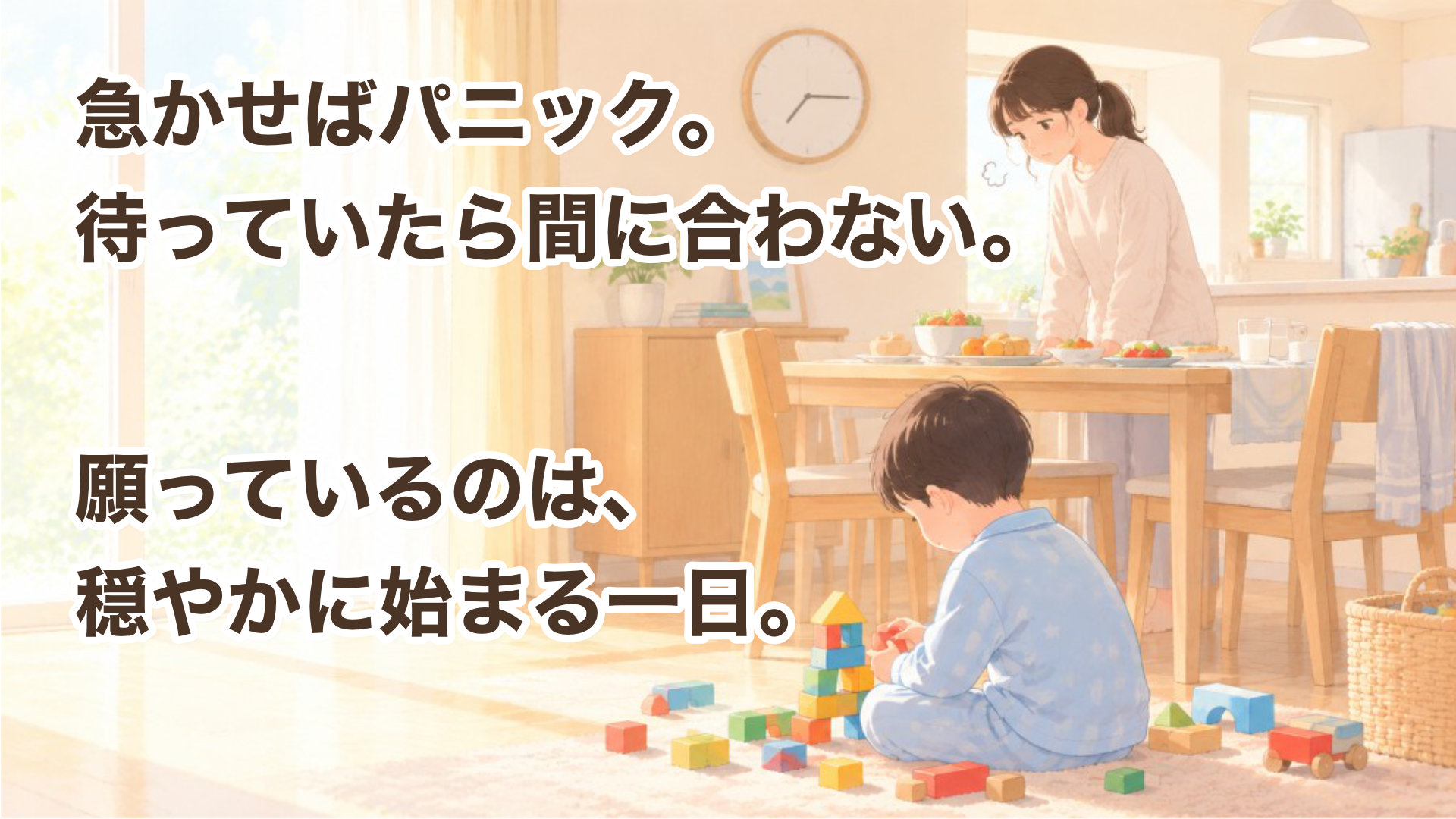 コバリテ視覚支援スタートキットⅢ：急かせばパニック。待っていたら間に合わない。願っているのは、穏やかに始まる１日。